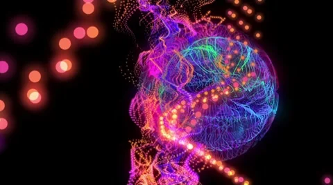 1280 3d FORM LINES vortex1 Video stock 8523280