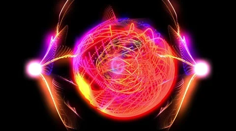 1280 3D mirror FORM LINES Vídeo Stock 8523546