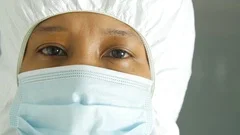 Hospital worker in PPE