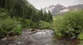 (1288) aspen maroon bells peaks wilderness colorado rocky mountain postcard loop HD Footage