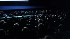 People in a cinema - film performance in a movie theater