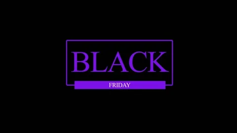 129 Animation Text Motion Graphics Black Friday v1 Stockbeeldmateriaal 138581230