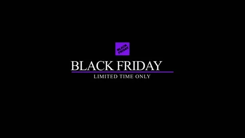 129 Animation Text Motion Graphics Black Friday v11 Video stock 138581235