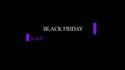 129 Animation Text Motion Graphics Black Friday v16 库存影片 138581241