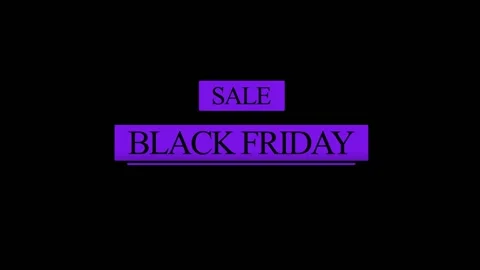 129 Animation Text Motion Graphics Black Friday v18 Stockbeeldmateriaal 138581244
