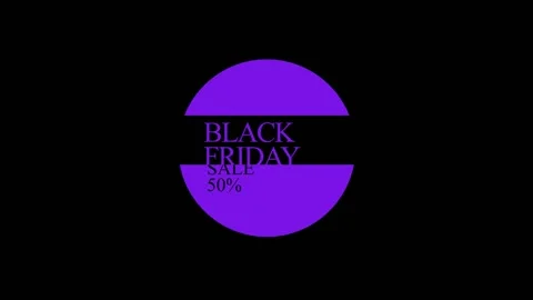 129 Animation Text Motion Graphics Black Friday v26 库存影片 138581271