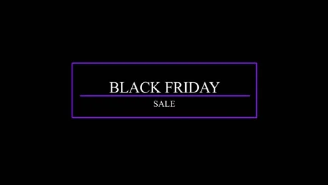 129 Animation Text Motion Graphics Black Friday v6 库存影片 138581283