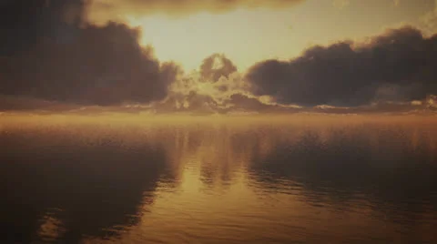 (1296) ocean storm timelapse clouds dreamscape travel cruising background Stock-Footage 25207613