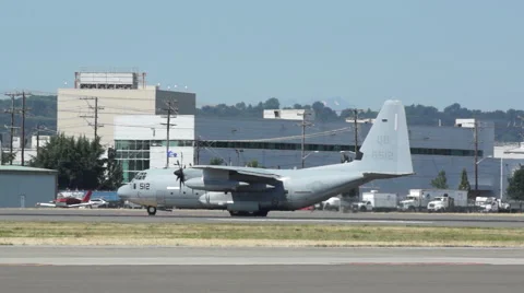 12th Man C-130 Cargo Plane Stockbeeldmateriaal 44233688