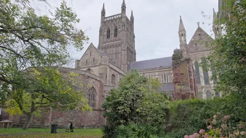12th Novermber 2025. Worcester Cathedral, Worcester, Worcestershire, England, UK Stock Footage 320967461