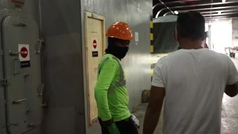 13 Asian Ferry Workers Stock Footage 165285208