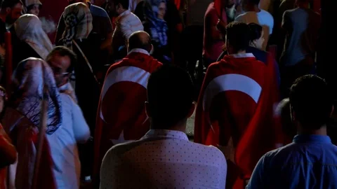 13 - COUP ATTEMPT IN TURKEY - 15 JULY 2016 Stock Footage 81674915