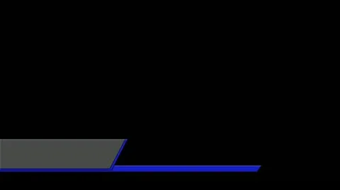 13 lowerthird design blue Stock Footage 11519836