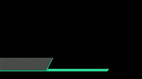 13 lowerthird design cyan Stock Footage 11519839