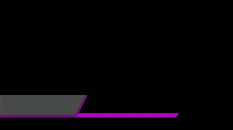 13 lowerthird design pink Stock Footage 11519849