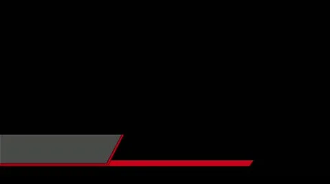 13 lowerthird design red Stock Footage 11519853