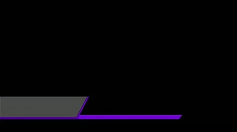 13 lowerthird design violet Stock Footage 11519856