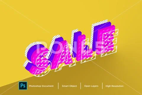 13 sale text effect Design Photoshop Layer Style PSD Template