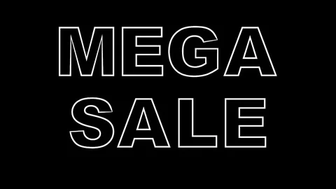 13 Text Animation that Dissolves into Particles Mega Sale Vidéo 129744664