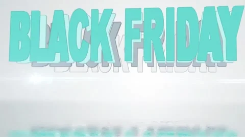 130 Animation Text Bright Effect Black Friday v3 Stock Footage 138581352