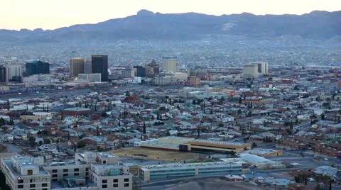 130122 el paso time-lapse Stock Footage 20593386
