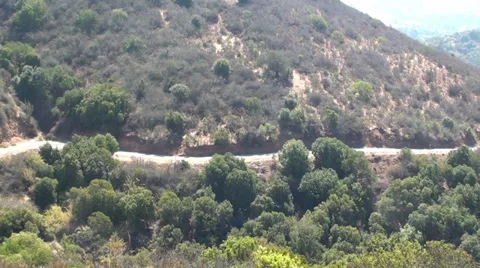 1303 Winding road in the mountains Video stock 36370402