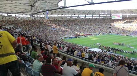 1306021 - Panoramic view, Rio de Janeiro, Maracana Stadium 스톡 동영상 37816252
