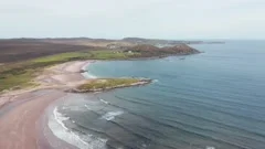 Scenic Sandy Beach in Northern Scotland