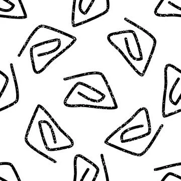 1314 Seamless pattern with black geometric forms 스톡 일러스트