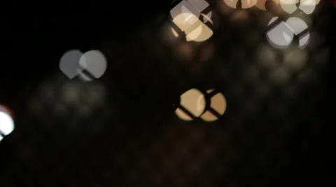 134 Highway - Headlights - Night Blurry Stock Footage 46449370