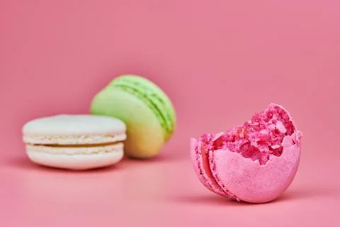 Macaroons  on  pink  background.  Colorful  small  cookie  from  ground  almonds  and  coconut.  Popular  confectionery.  Tasty  snack  food  for  take  away,  copy  space xkwx macaroons,  macaroon,  macaron,  pink,  colorful,  confectionery,  cookie,  popular,  copy  space,  cake,  pastry,  cupcake,  shortcake,  tasty,  food,  design,  snack,  take,  away,  ground,  almonds,  coconut,  small,  red,  studio,  bunch,  green,  beige,  dessert,  pastel,  different,  assorted,  cuisine,  cafe,  vintage,  bakery,  candy,  sweet,  french,  sandwich,  color,  desert,  sweetness,  honey,  goody,  flavor,  gourmet,  breakfast,  high-calorie,  delicious