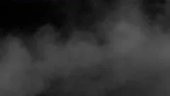 Mystery atmospheric fog, moving cloud of smoke, mist or dry ice. VFX
