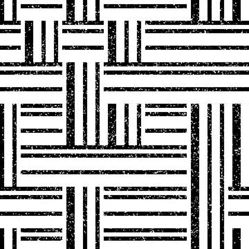 1392 Seamless texture with black segments Illustrazione stock