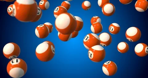 13ball-rain blue Stock Footage 104582798