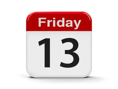 13th Friday Stock Illustration
