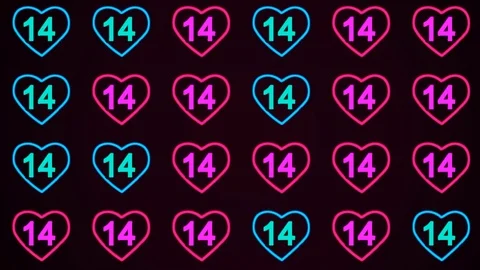 14 February Loop Background Stock Footage 99023196