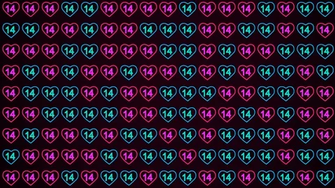 14 February Loop Background Stock Footage 99023200
