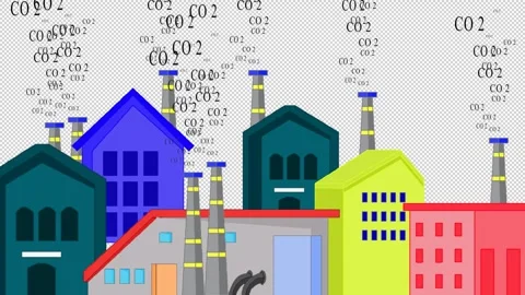 14. smoke co2 Stock Footage 307200282