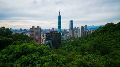 14 VDO motion TL 2 Taipei day2 Video stock 125761331