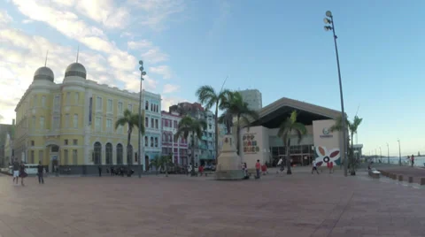 1404041 - Marco Zero, Rio Branco Square, Recife, Pernambuco, Brazil Video stock 37817873