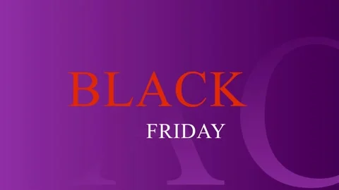 142 Animation Text Motion Graphics Black Friday v13 库存影片 140649410
