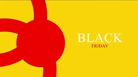 142 Animation Text Motion Graphics Black Friday v15 库存影片 140649426
