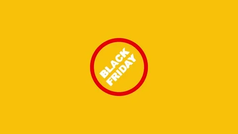 142 Animation Text Motion Graphics Black Friday v16 库存影片 140649452
