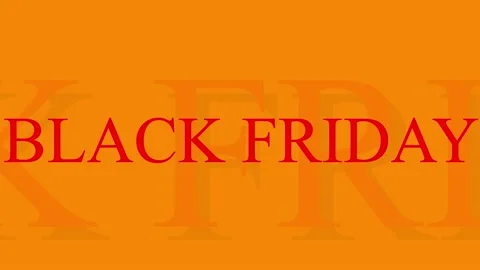 142 Animation Text Motion Graphics Black Friday v2 库存影片 140649479