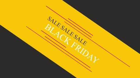 142 Animation Text Motion Graphics Black Friday v7 Vidéo 140649553