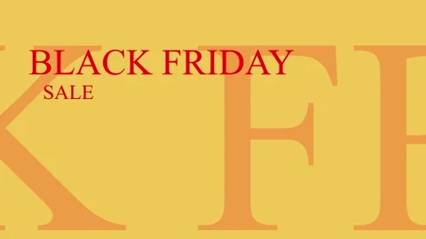142 Animation Text Motion Graphics Black Friday v8 Video stock 140649590