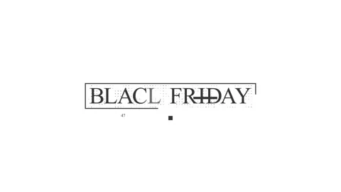 143 Animation Text Digital Glitch Black Friday v13 库存影片 140649683