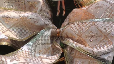 1433 bow on tree Stock Footage 924065