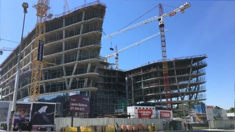 144 Oxford Under construction Video stock 105737869