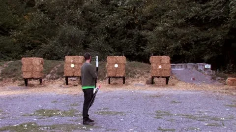 1440 Archery 4 스톡 동영상 12358269